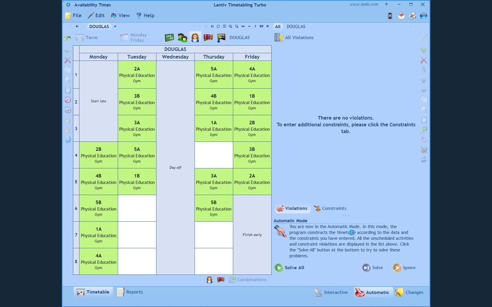 Novaschem Download - Dominating timetabling software in the