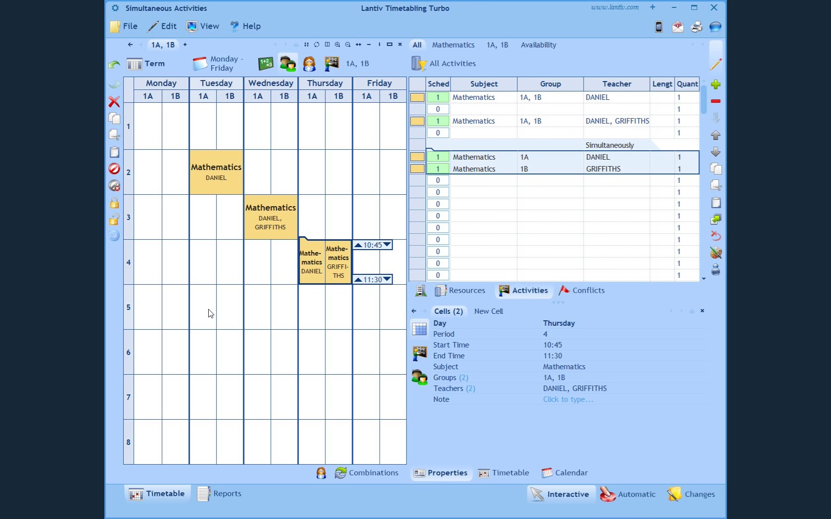 Novaschem Download - Dominating timetabling software in the