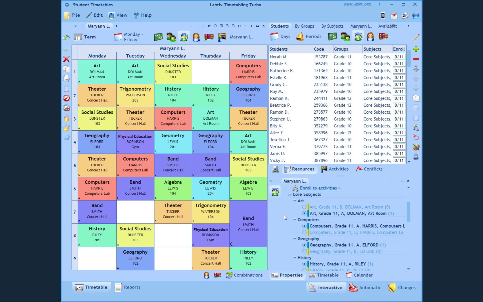 Novaschem Download - Dominating timetabling software in the